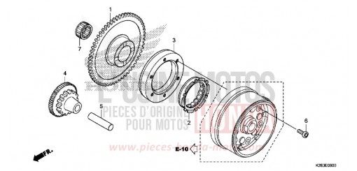 STARTING CLUTCH CRF125FK de 2019